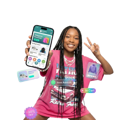 Seller browsing winning products on mobile