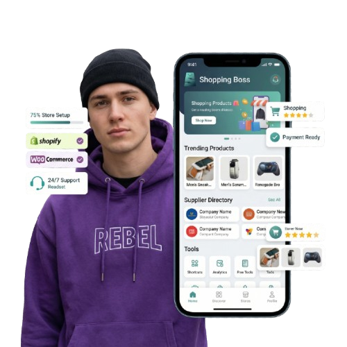 Professional store build process on tablet