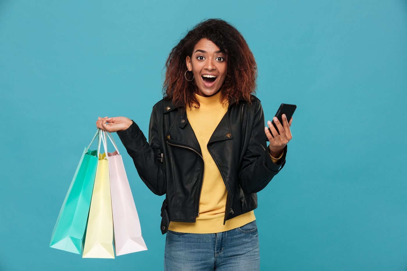 Happy shopper