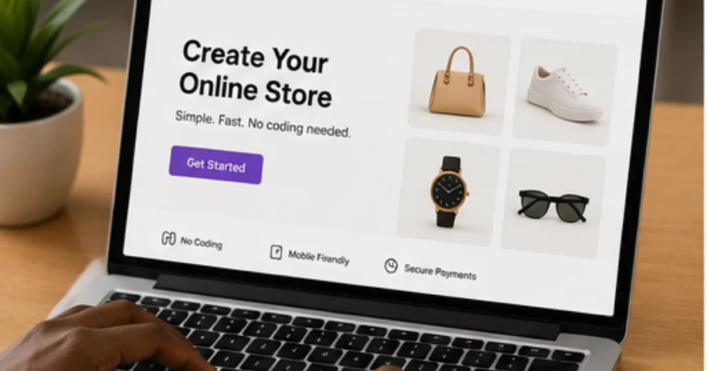 how to create an online store