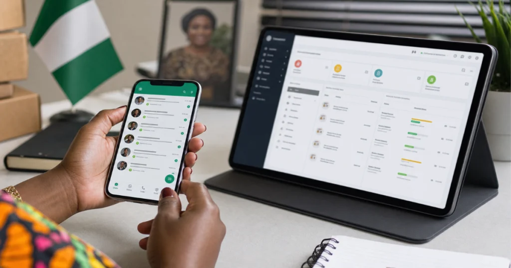 manage orders on whatsapp