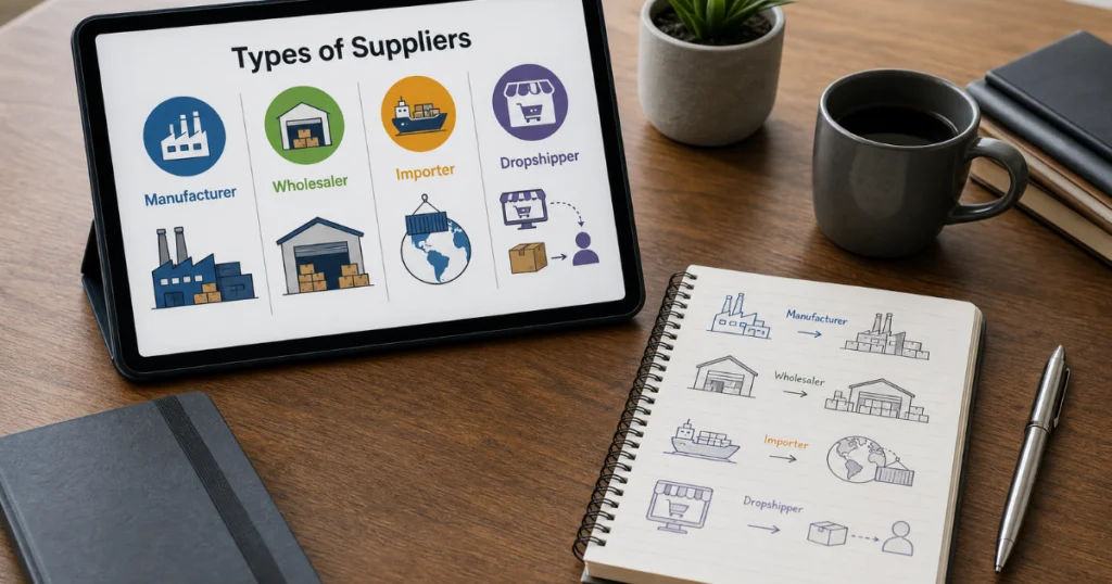 types of suppliers