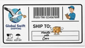 Product Label for Shipping