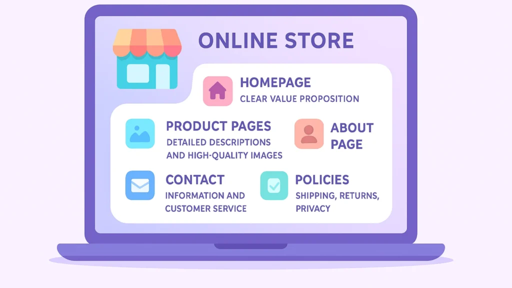 online store structure
