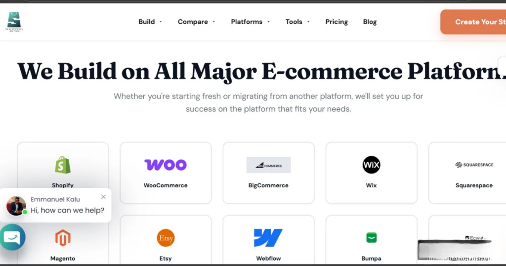 create online store with ShopinBos