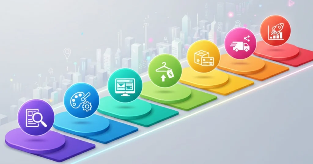 steps to build an online store