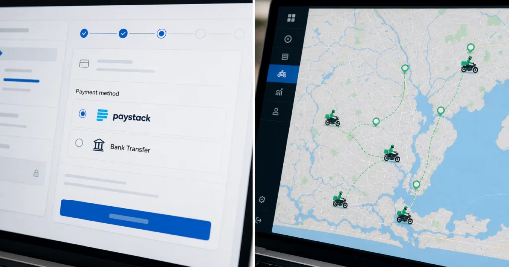 payment and delivery setup